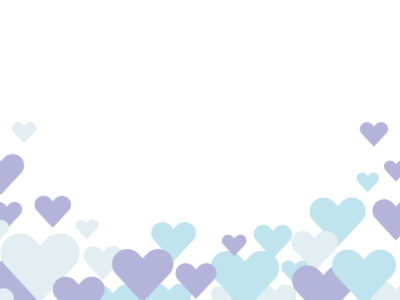 ホワイトデー-ハートのフレーム兼背景-フリー素材の無料イラスト